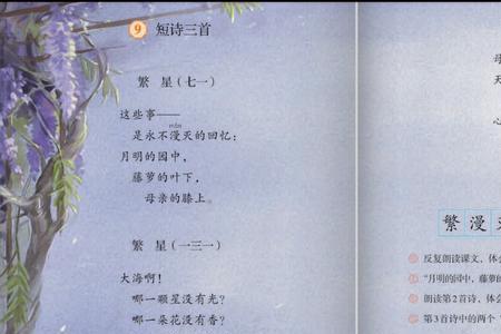 类似繁星的现代诗有哪些