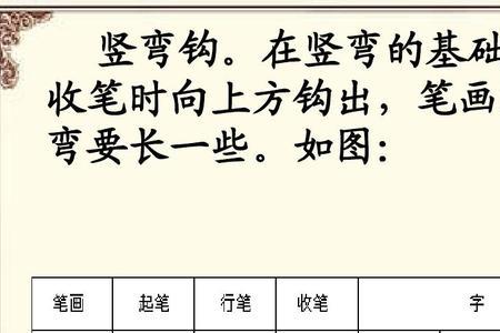 竖提笔顺