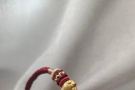 貔貅横孔吊坠编绳教程