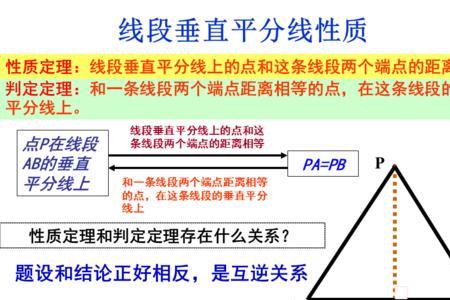 高中垂直平分线公式