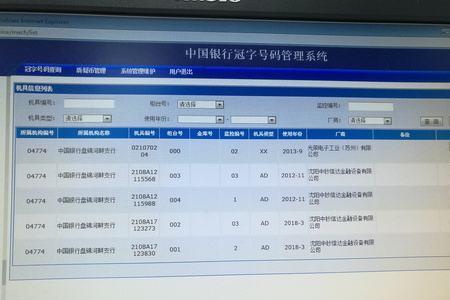 银行冠字号是什么意思