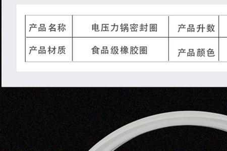 电压力锅胶圈怎么分上下