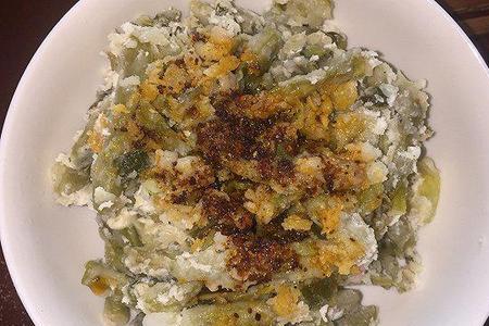 白菜豆角麦饭的做法