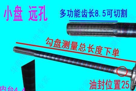 十速全悬浮后桥半轴多大