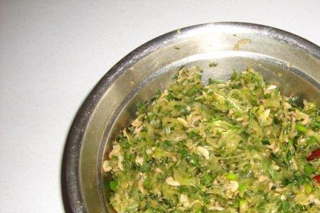 吊瓜虾皮素馅饺子怎么调馅好吃
