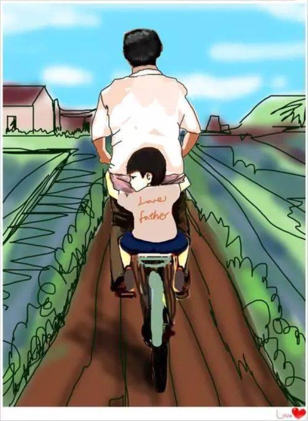 爸爸什么地说道补充句子