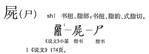 尸和分能组成什么字呢
