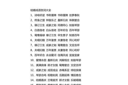 媳的四字词语