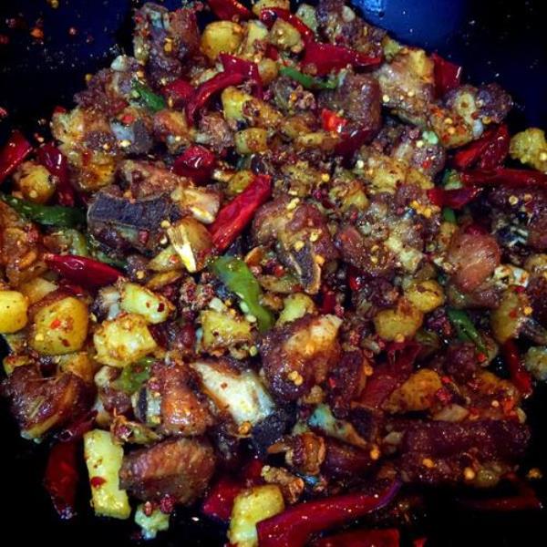 干煸排骨的家常做法孩子爱吃