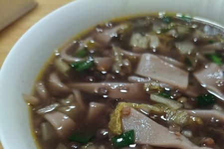 酸菜豆面灵宝做法