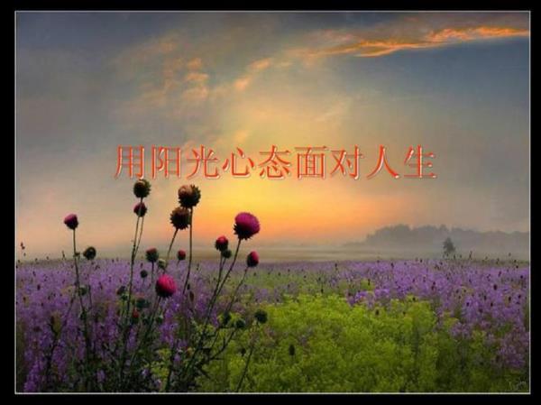 心态阳光简短句子六字