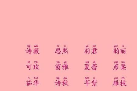 为什么女生名字后面要加个子字