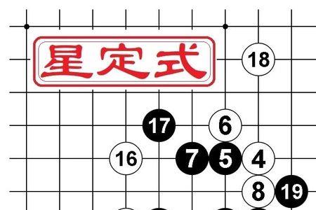 围棋里面的九连星是什么样的