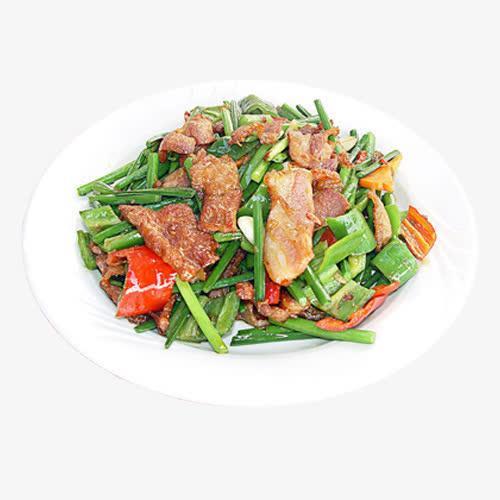 韭菜头炒肉