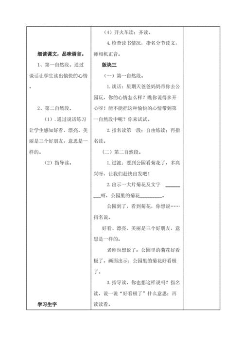 看菊花阅读理解