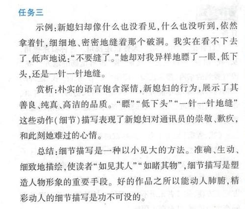 过程描写比较细节的小说