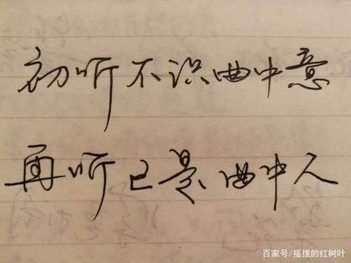 初听不知曲中意歌词