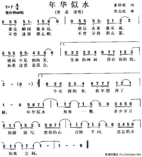 黄磊的歌曲