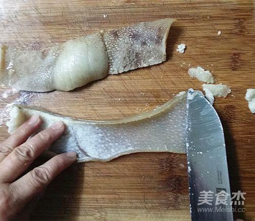 猪皮冻没刮油脂怎么补救