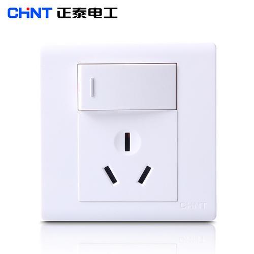 一开八孔插座两红一蓝怎么接
