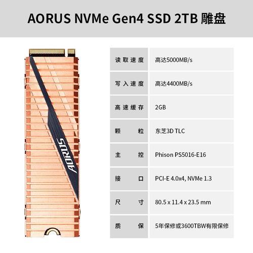 技嘉猛盘512g固态参数