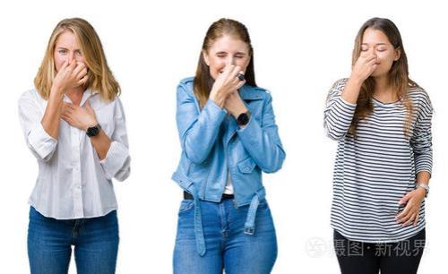 女生闻到臭味的反应