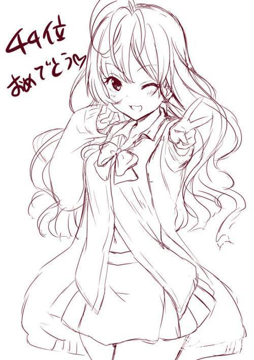 怎样画漫画女孩