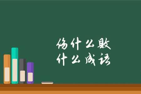 什么败俱伤填数字成语
