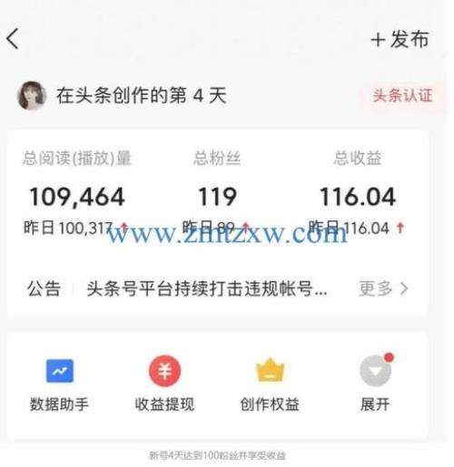 头条4万赞多少收益