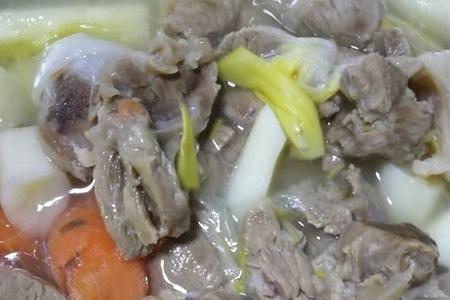 羊腿肉炖萝卜做法
