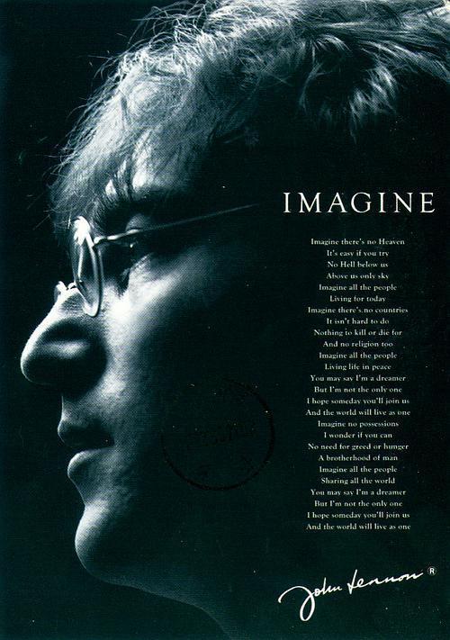 约翰列侬imagine歌词