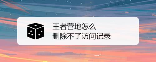 王者多久更新一次访客