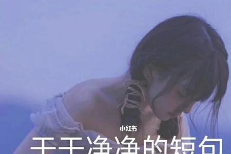 干净高级的短句