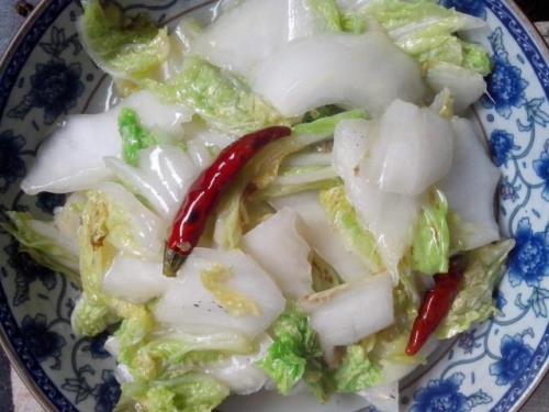 单炒白菜怎么做好吃