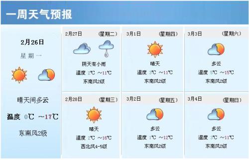 2月26号到3月4号一共多少天