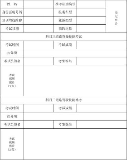 科三考试都有成绩单嘛