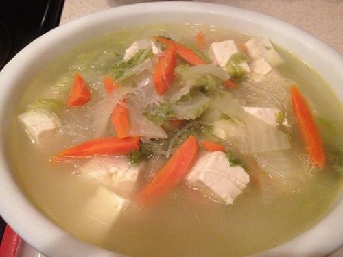 萝卜炖豆腐粉条的做法大全家常