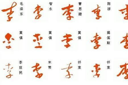 繁体李字怎么写李