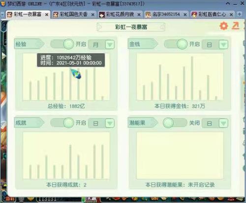 梦幻129刷五亿经验需要多久