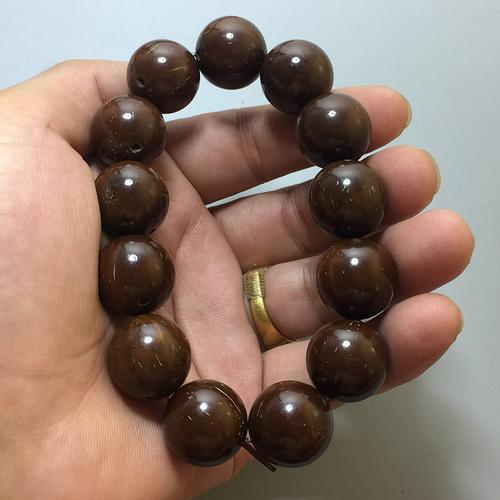 紫菩提手串盘玩效果