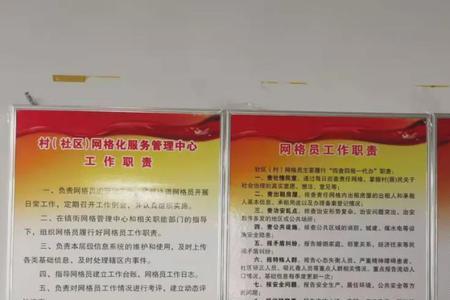 村级网格员职责