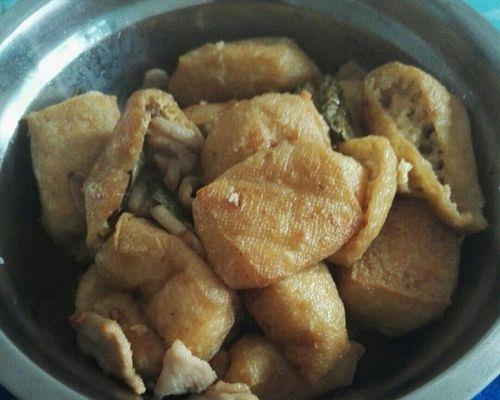 盐豆腐炒肉家常做法