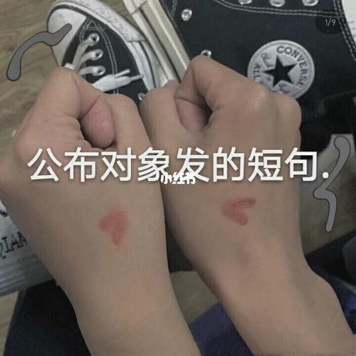 暗示对象公布自己的句子