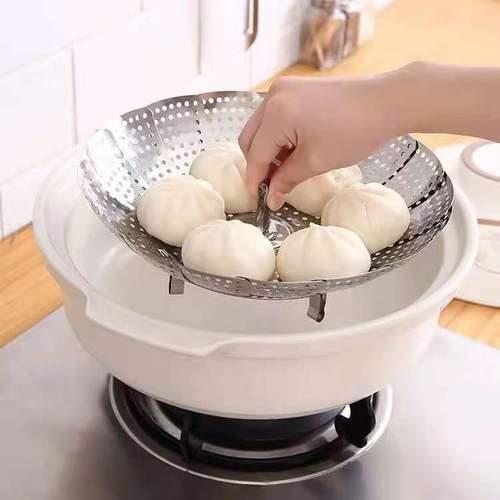 电饭煲蒸包子按哪个键