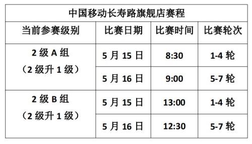 2021年业余围棋大赛赛程