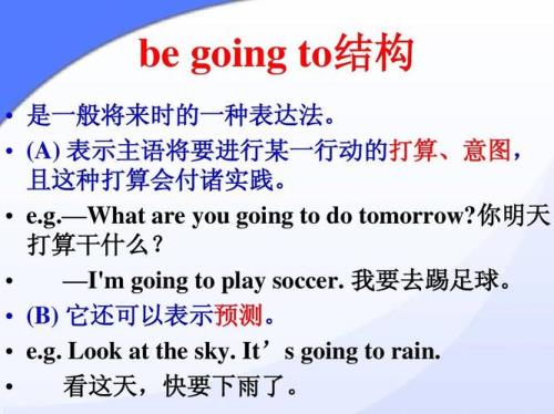 tomorrowissunnyday为什么不用一般将来时