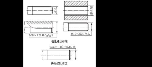 双头螺纹如何标注