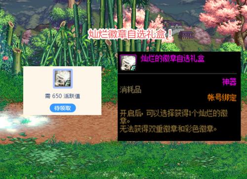 狂战灿烂徽章自选礼盒怎么选