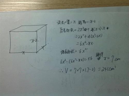 不规则的长方体怎么计算面积