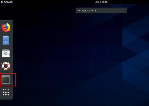 centos8如何进入命令行界面